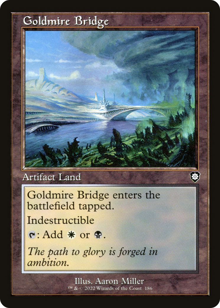 Goldmire Bridge (BRC-186) [The Brothers' War Commander] MTG Single Wizards of the Coast