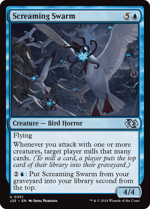 Screaming Swarm (J25-351) [Foundations Jumpstart] MTG Single Wizards of the Coast