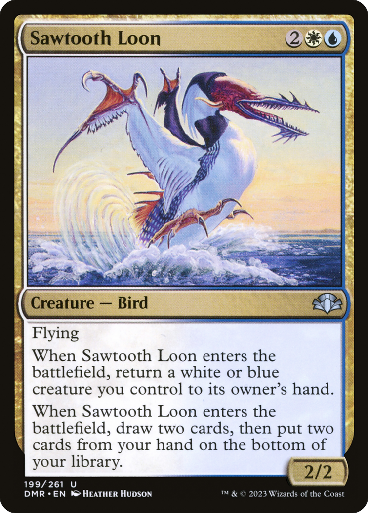 Sawtooth Loon (DMR-199) [Dominaria Remastered] MTG Single Wizards of the Coast