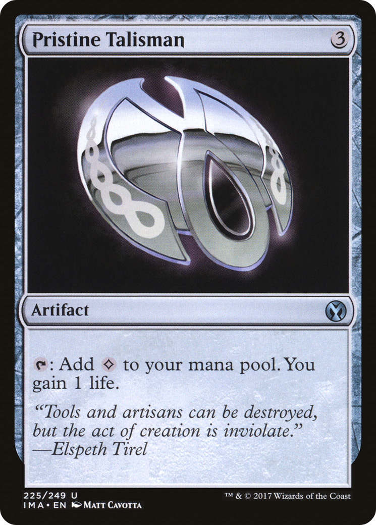 Pristine Talisman (IMA-225) [Iconic Masters] MTG Single Wizards of the Coast