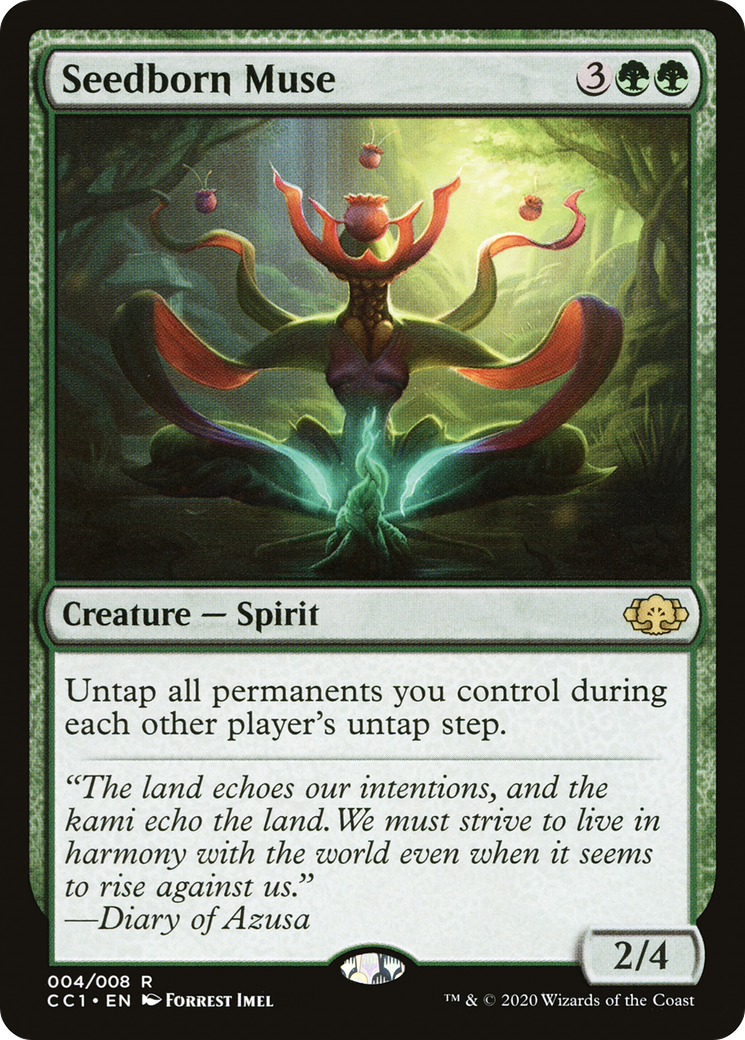 Seedborn Muse (CC1-004) [Misc] Commander Collection: Green MTG Single Wizards of the Coast