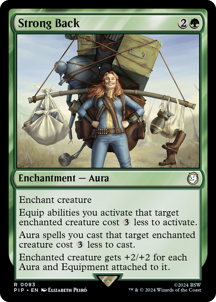 Strong Back (PIP-083) [Fallout] Foil MTG Single Wizards of the Coast