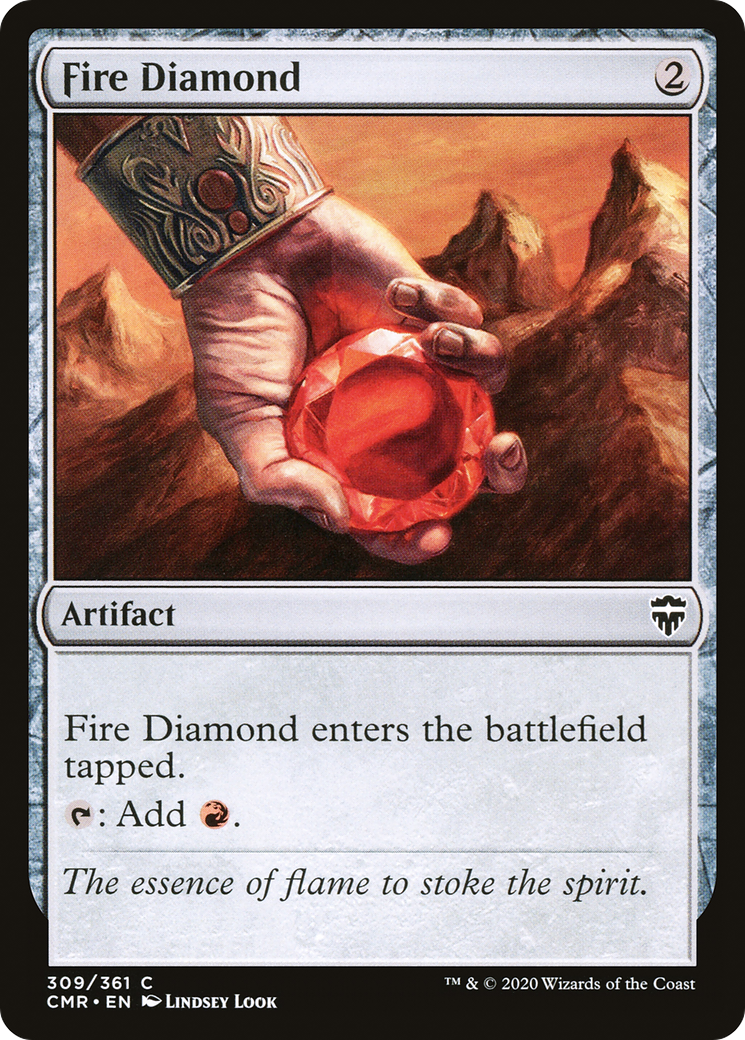 Fire Diamond (CMR-309) [Commander Legends] Foil MTG Single Wizards of the Coast