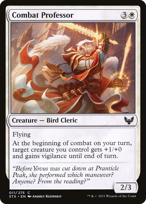 Combat Professor (STX-011) [Strixhaven: School of Mages] MTG Single Wizards of the Coast