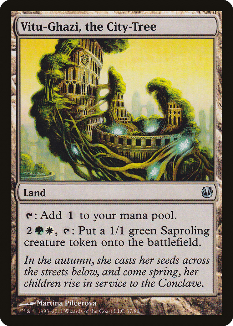 Vitu-Ghazi, the City-Tree (DDH-037) [Misc] Duel Decks: Ajani vs. Nicol Bolas MTG Single Wizards of the Coast