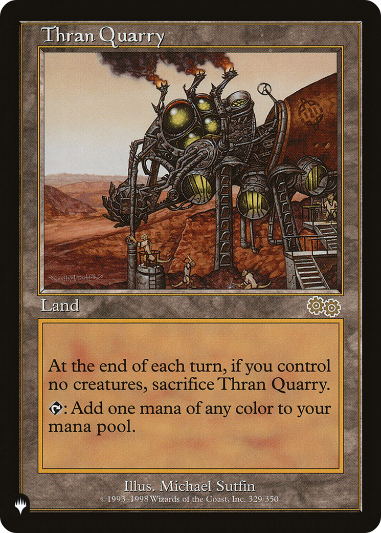 Thran Quarry (LIST-329/350) [Mystery Booster] The List MTG Single Wizards of the Coast