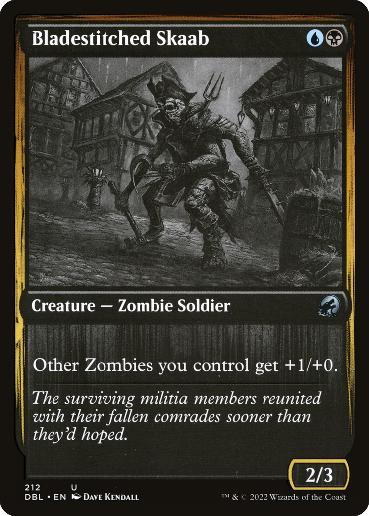 Bladestitched Skaab (DBL-212) [Innistrad: Double Feature] Foil MTG Single Wizards of the Coast