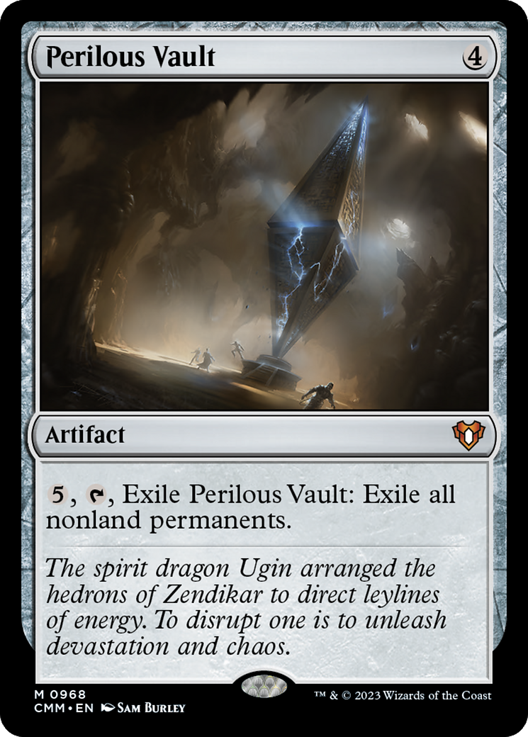 Perilous Vault (CMM-968) [Commander Masters] MTG Single Wizards of the Coast