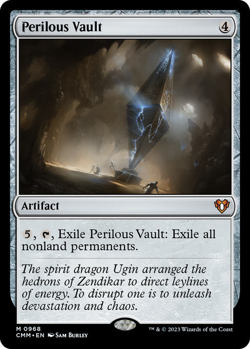Perilous Vault (CMM-968) [Commander Masters] MTG Single Wizards of the Coast
