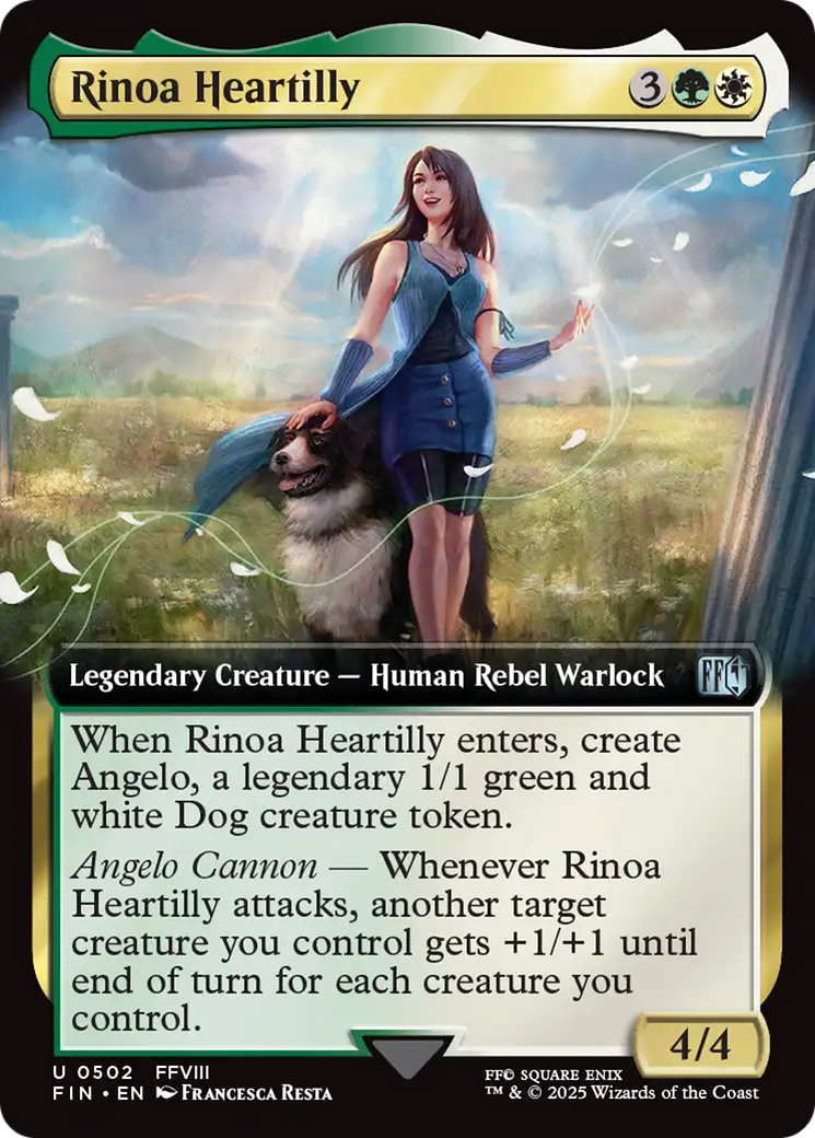 Rinoa Heartilly (FIN-502) [FINAL FANTASY] (Extended Art) Foil MTG Single Wizards of the Coast