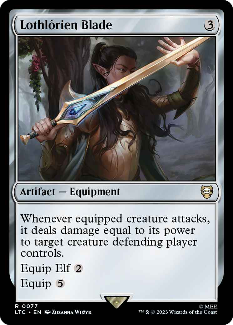 Lothlorien Blade (LTC-077) [Tales of Middle-earth Commander] MTG Single Wizards of the Coast