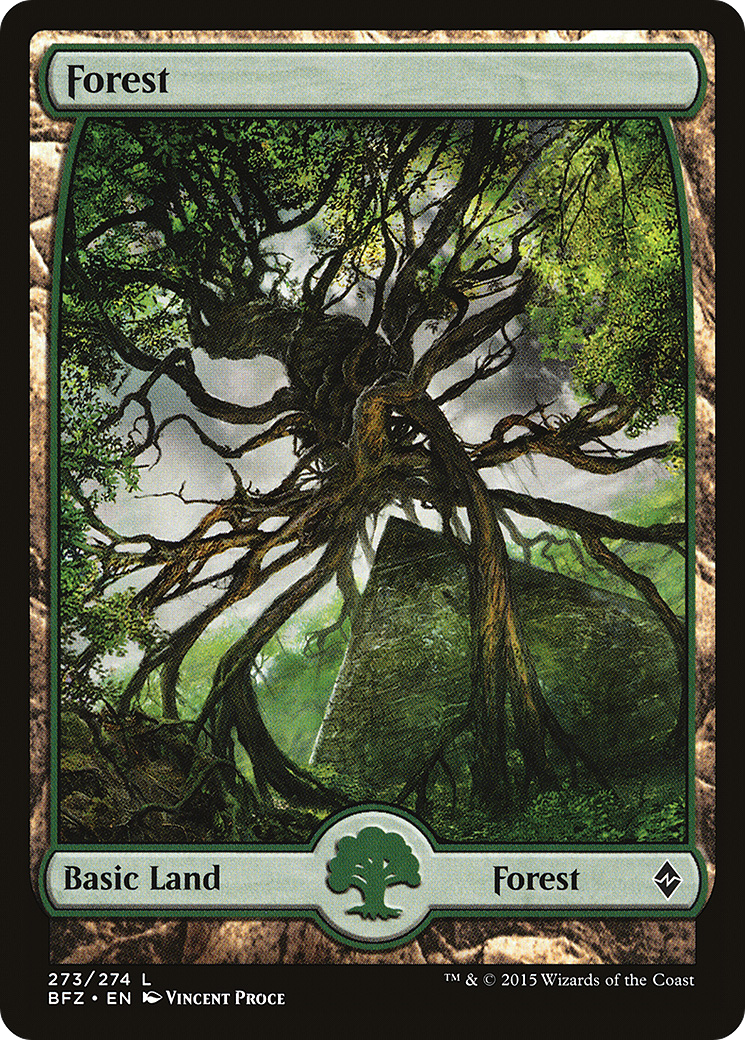 Forest (BFZ-273) [Battle for Zendikar] MTG Single Wizards of the Coast