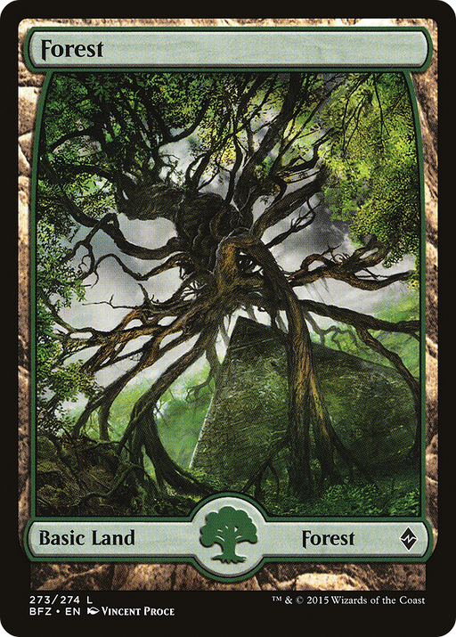 Forest (BFZ-273) [Battle for Zendikar] MTG Single Wizards of the Coast