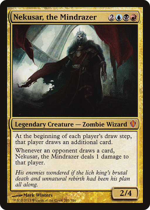 Nekusar, the Mindrazer (C13-201) [Commander 2013] MTG Single Wizards of the Coast