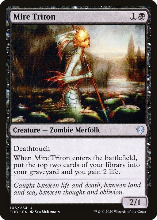 Mire Triton (THB-105) [Theros Beyond Death] Foil MTG Single Wizards of the Coast