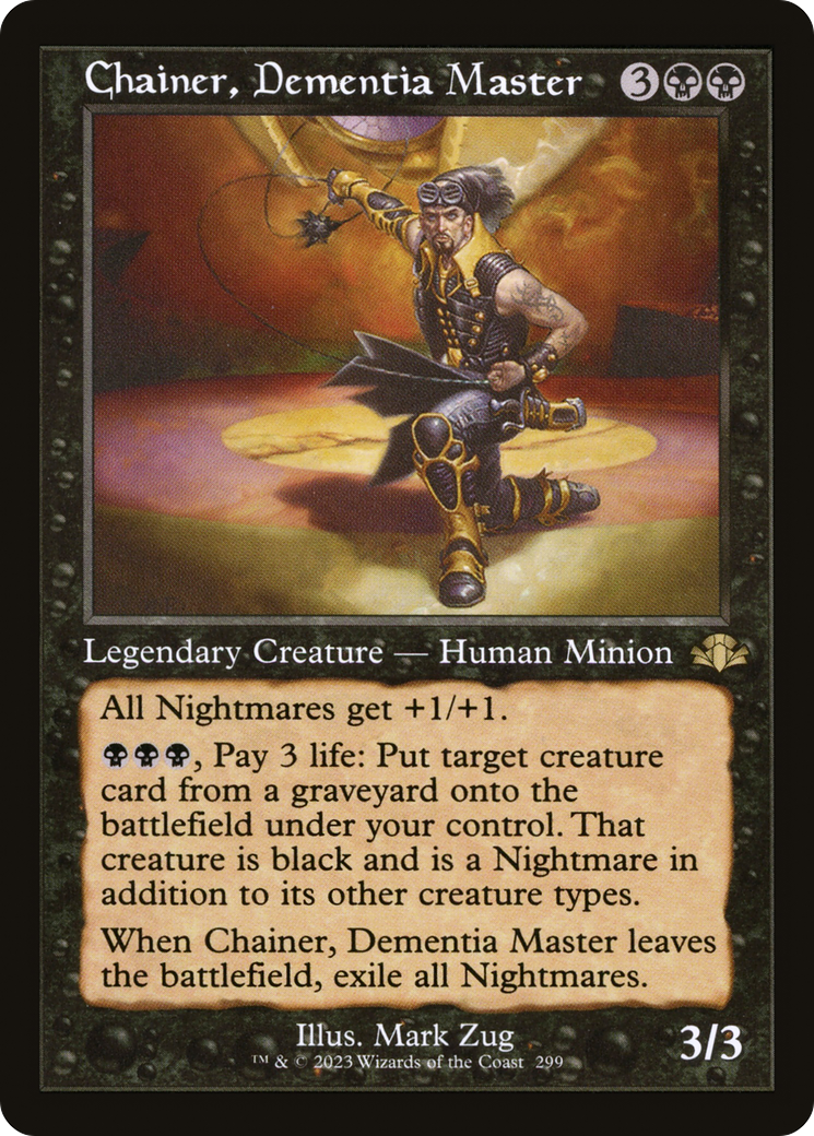 Chainer, Dementia Master (DMR-299) [Dominaria Remastered] Foil MTG Single Wizards of the Coast