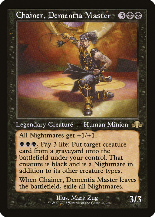 Chainer, Dementia Master (DMR-299) [Dominaria Remastered] MTG Single Wizards of the Coast