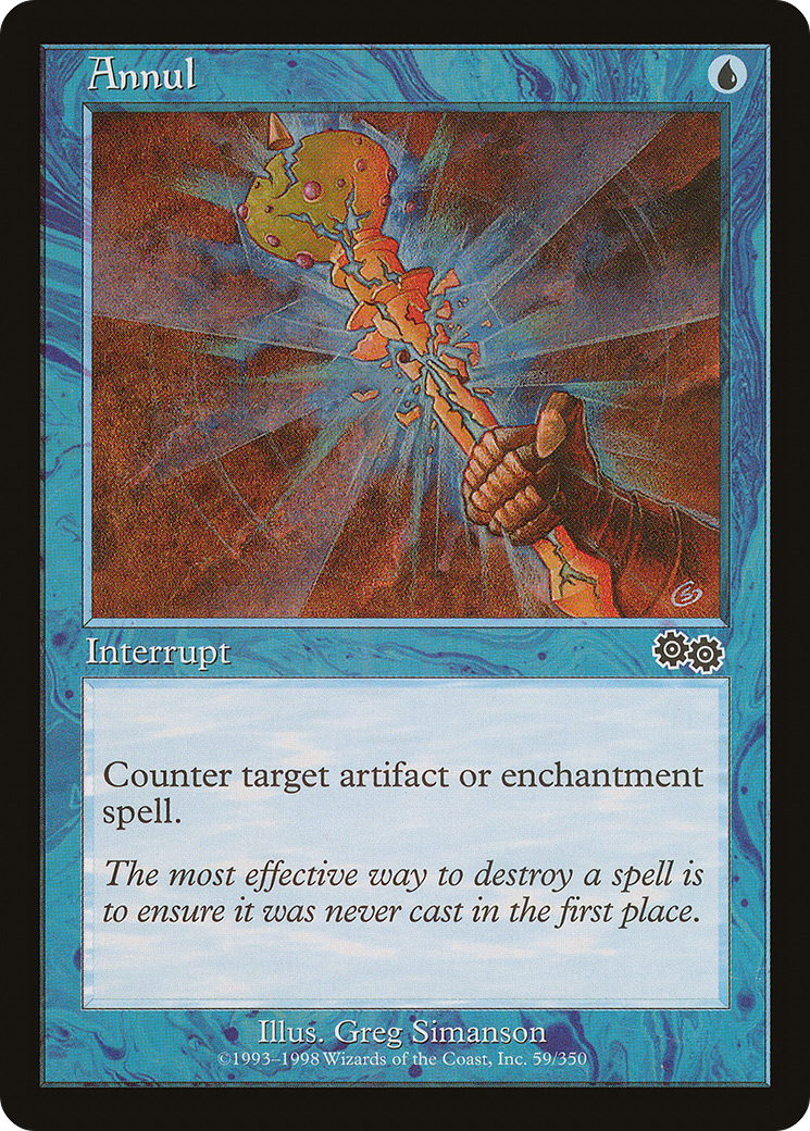 Annul (USG-059) [Urza's Saga] MTG Single Wizards of the Coast