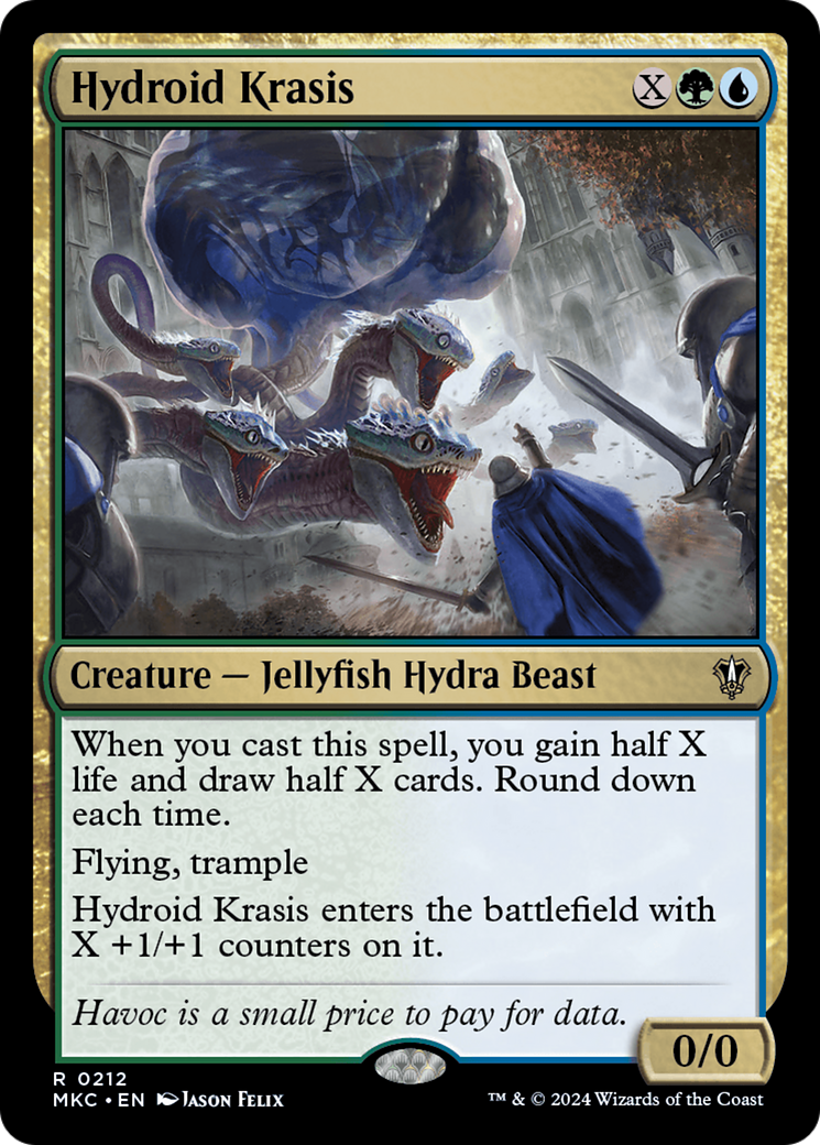 Hydroid Krasis (MKC-212) [Murders at Karlov Manor Commander] MTG Single Wizards of the Coast