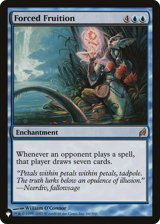 Forced Fruition (LIST-66/301) [Mystery Booster] The List MTG Single Wizards of the Coast