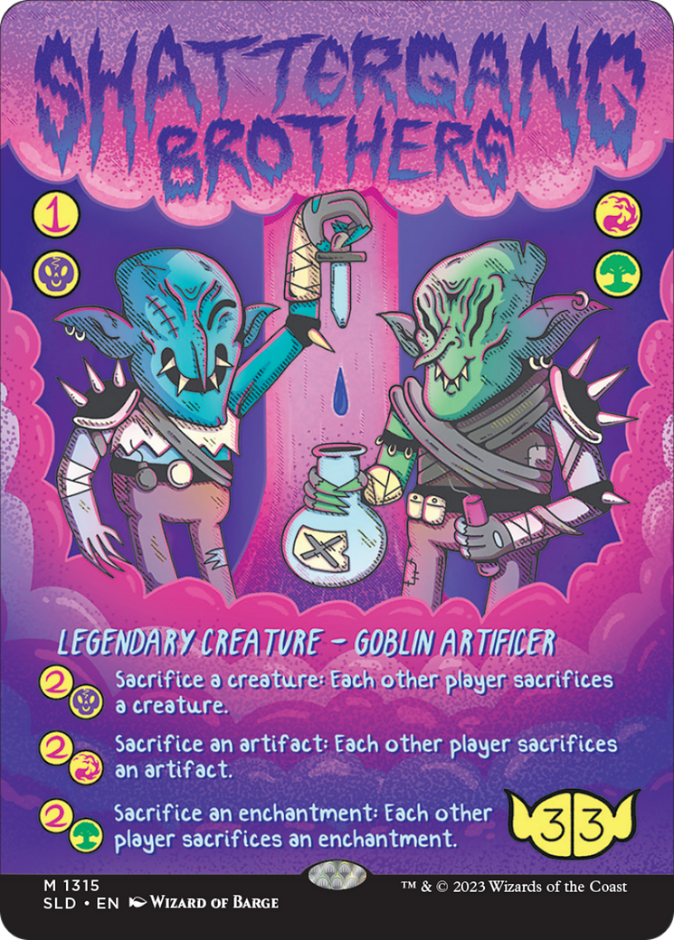 Shattergang Brothers (SLD-1315) [Secret Lair] Drop (Borderless) MTG Single Wizards of the Coast