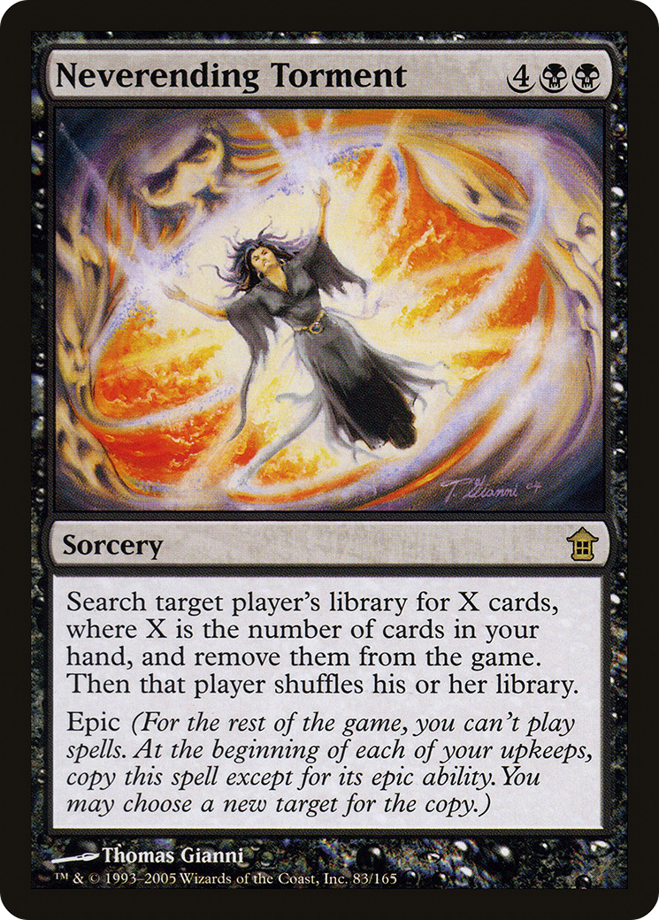 Neverending Torment (SOK-083) [Saviors of Kamigawa] Foil MTG Single Wizards of the Coast