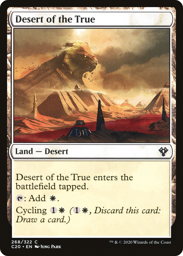 Desert of the True (C20-268) [Commander 2020] MTG Single Wizards of the Coast