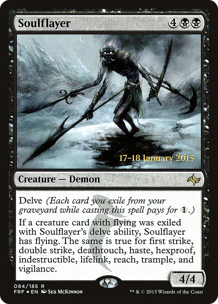 Soulflayer [Fate Reforged Prerelease Promos] MTG Single Magic: The Gathering