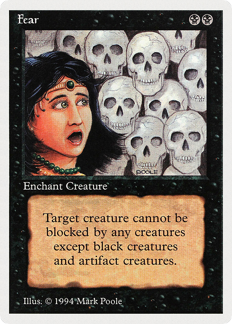Fear (SUM-111) [Misc] Summer Magic / Edgar MTG Single Wizards of the Coast