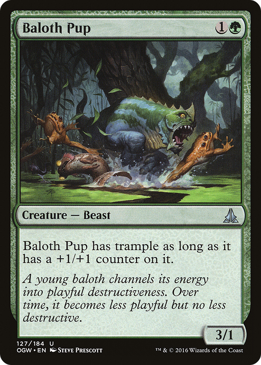 Baloth Pup (OGW-127) [Oath of the Gatewatch] MTG Single Wizards of the Coast