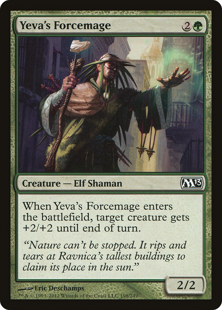 Yeva's Forcemage (M13-198) [Magic 2013] Foil MTG Single Wizards of the Coast