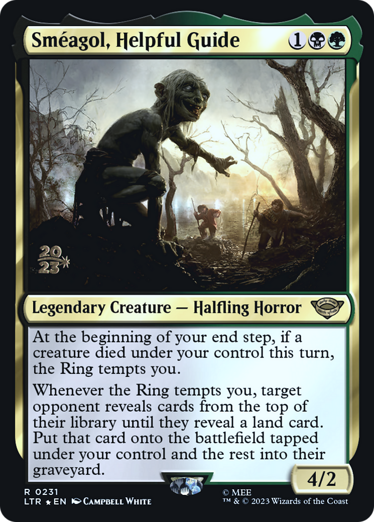 Smeagol, Helpful Guide (PRE-231) [Tales of Middle-earth Promos] Foil MTG Single Wizards of the Coast