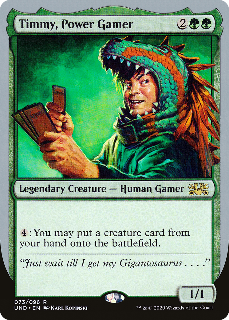 Timmy, Power Gamer (UND-073) [Unsanctioned] MTG Single Wizards of the Coast