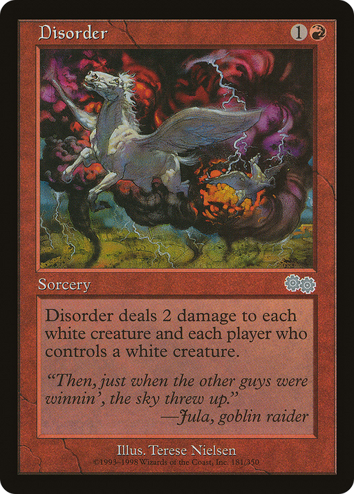 Disorder (USG-181) [Urza's Saga] MTG Single Wizards of the Coast