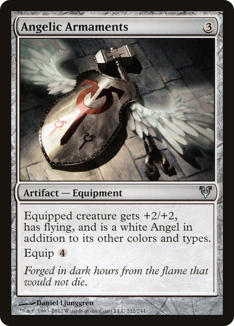 Angelic Armaments (AVR-212) [Avacyn Restored] Foil MTG Single Wizards of the Coast