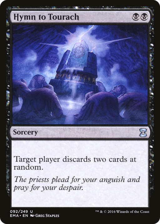 Hymn to Tourach (EMA-092) [Eternal Masters] Foil MTG Single Wizards of the Coast
