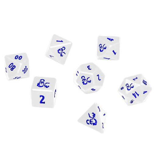 Ultra Pro: D&D Icewind Dale White/Blue 7-Die Set (Heavy Metal) Dice & Gaming Accessories Ultra Pro