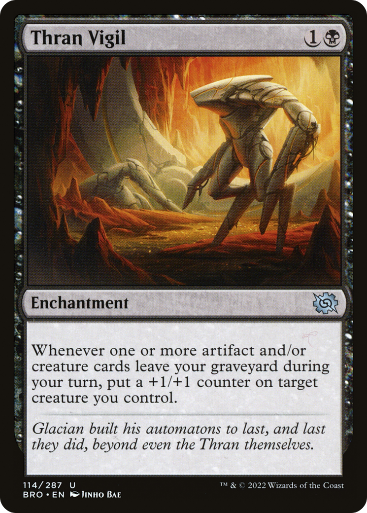 Thran Vigil (BRO-114) [The Brothers' War] Foil MTG Single Wizards of the Coast