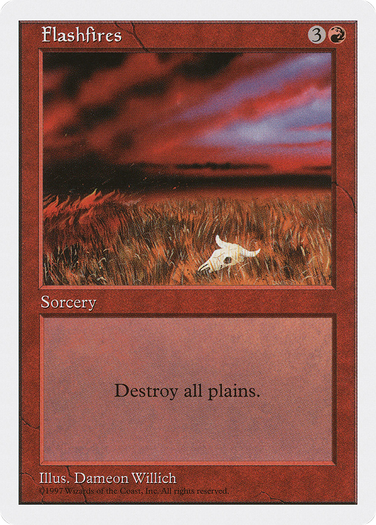 Flashfires (5ED-231) [Fifth Edition] MTG Single Wizards of the Coast