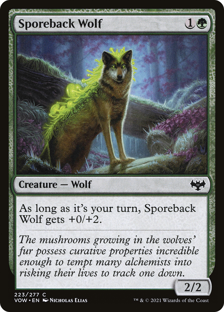 Sporeback Wolf (VOW-223) [Innistrad: Crimson Vow] MTG Single Wizards of the Coast