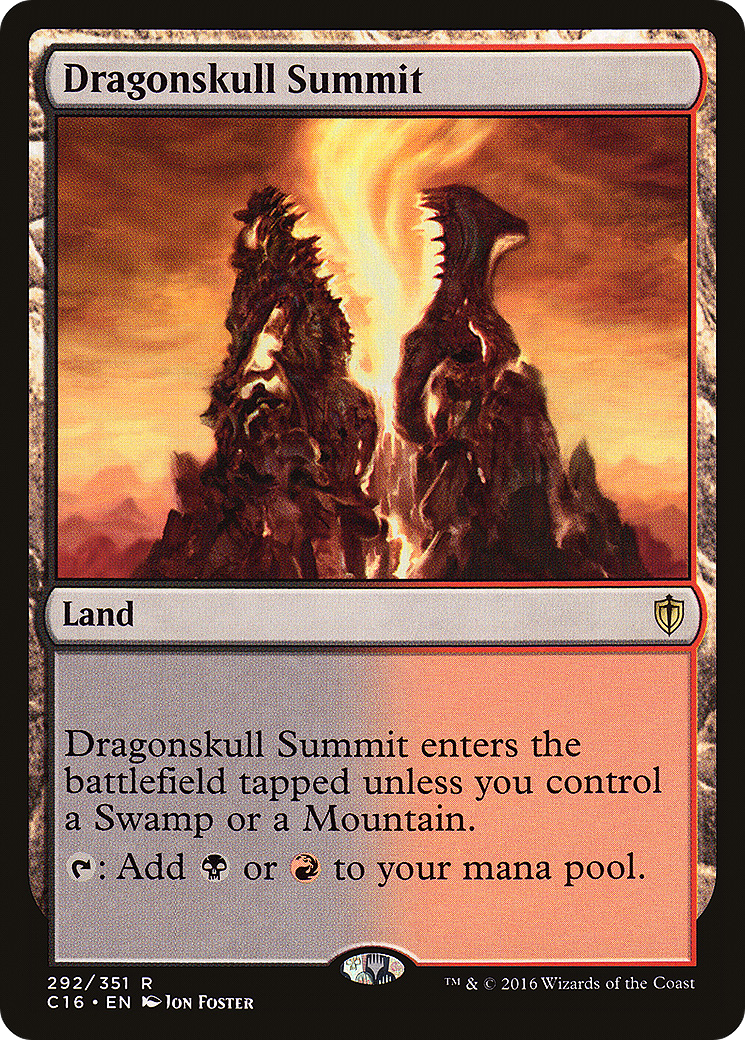 Dragonskull Summit (C16-292) [Commander 2016] MTG Single Wizards of the Coast