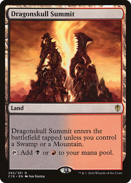 Dragonskull Summit (C16-292) [Commander 2016] MTG Single Wizards of the Coast