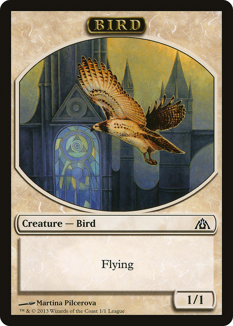 Bird Token (LEP-001) [Tokens] League Tokens 2013 MTG Single Wizards of the Coast