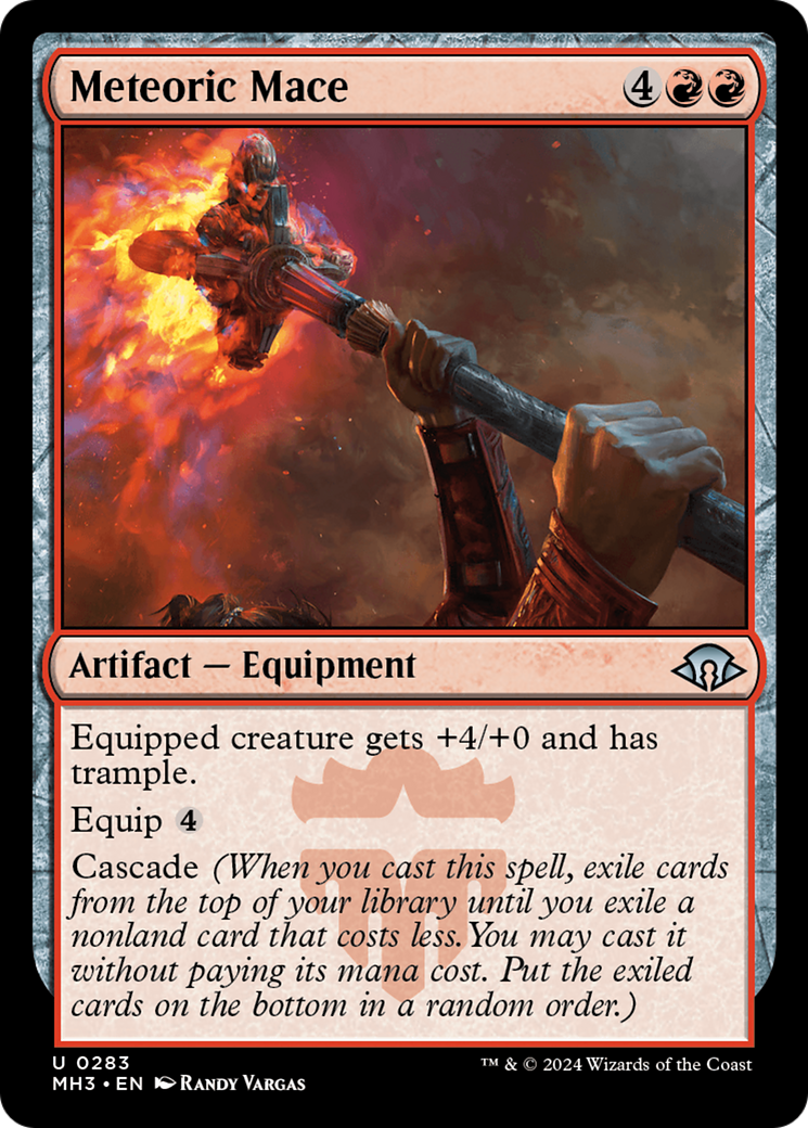 Meteoric Mace (MH3-283) [Modern Horizons 3] Foil MTG Single Modern Horizons 3