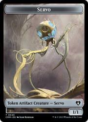 Soldier // Servo Double-Sided Token [Tokens] Commander Masters Tokens MTG Single Magic: The Gathering