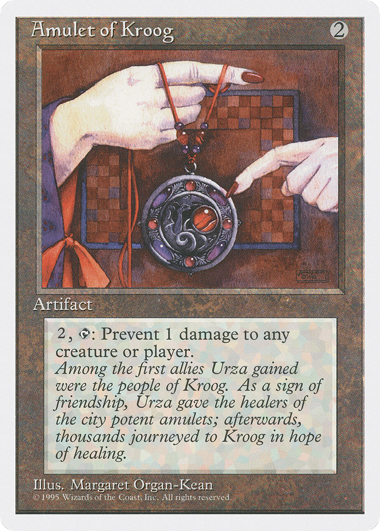 Amulet of Kroog (4ED-293) [Fourth Edition] MTG Single Wizards of the Coast