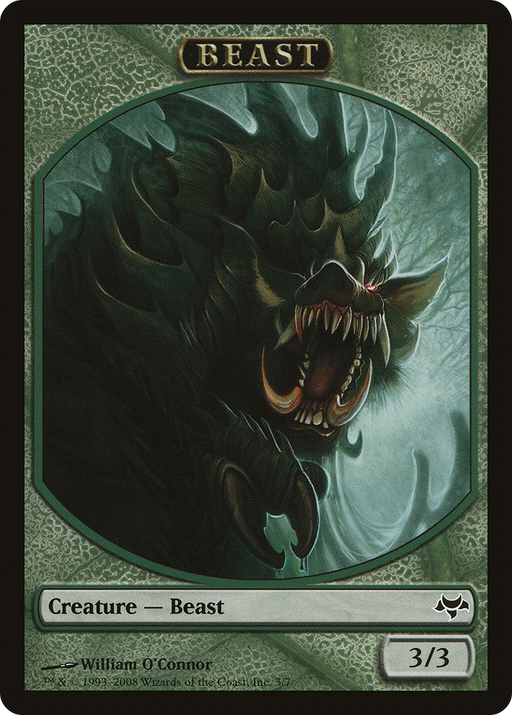 Beast (EVE-003) [Tokens] Eventide Tokens MTG Single Wizards of the Coast