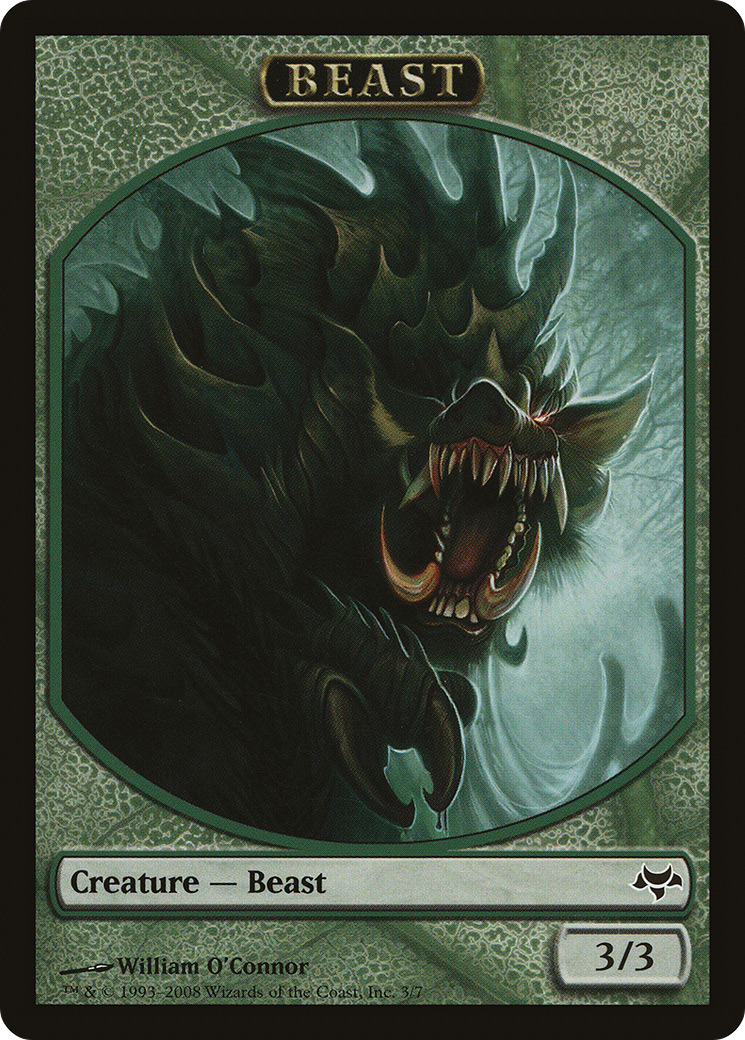 Beast (EVE-003) [Tokens] Eventide Tokens MTG Single Wizards of the Coast