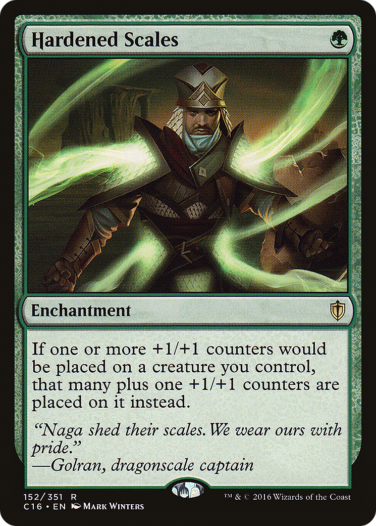 Hardened Scales (C16-152) [Commander 2016] MTG Single Wizards of the Coast