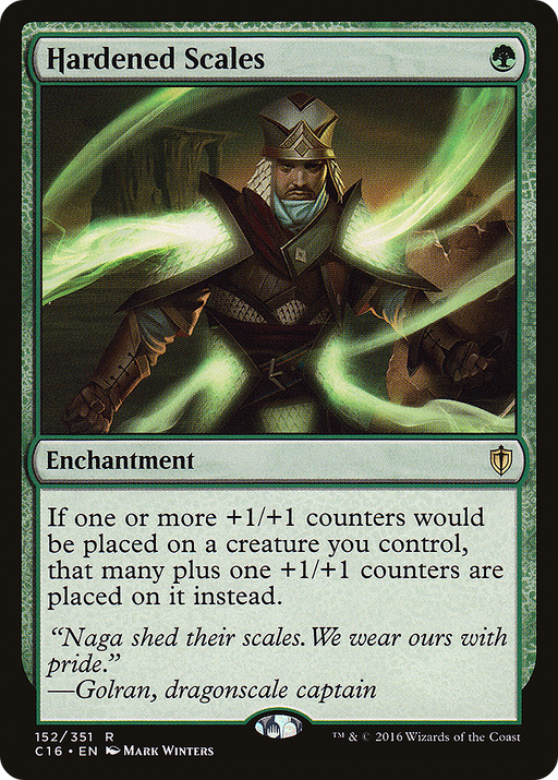 Hardened Scales (C16-152) [Commander 2016] MTG Single Wizards of the Coast